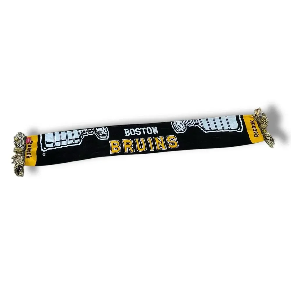 Boston Bruins Reebok 2011 Stanley Cup NHL Faceoff Collection Hockey Scarf 56